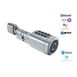 Электронный биометрический цилиндр Visit-Lock-Key с управлением через мобильное приложение